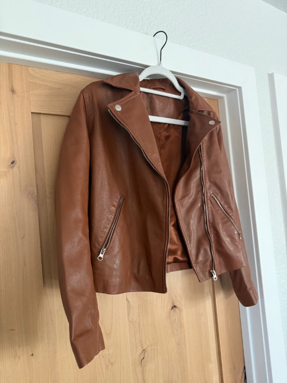 Quince 100% Leather Biker Jacket